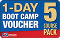5 Course Pack 1-DAY BOOT CAMP Voucher